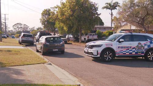 Police attend a callout in Strathpine.