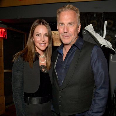  Christine Baumgartner and Kevin Costner 