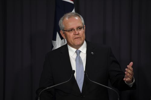 Scott Morrison has announced a crackdown as the strawberry crisis deepens. Picture: AAP