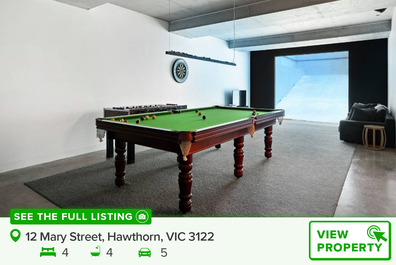 Home for sale underground feature Hawthorn Melbourne Victoria Domain 