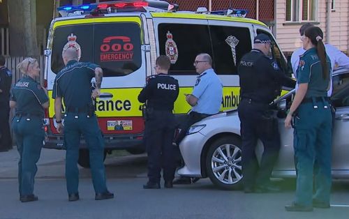 A major crime scene has been declared at a Queensland home after a man was shot dead by police.