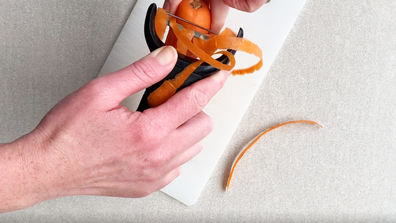 Vegetable peeler hack; how to peel a carrot quicker