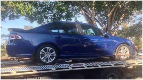 Police seized a car in the investigation into schoolgirl Tiahleigh Palmer's murder. (9NEWS)
