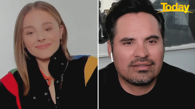 Moretz (left) and Pena (right) admitted to feeling some pressure with the film. 