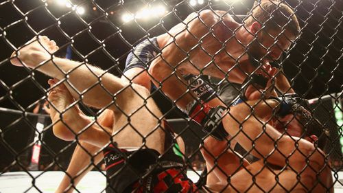 Premier Daniel Andrews has come under fire for his party's support of cage fighting. (Getty)