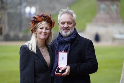 Oscar-winning director Sam Mendes receives knighthood from Princess Anne
