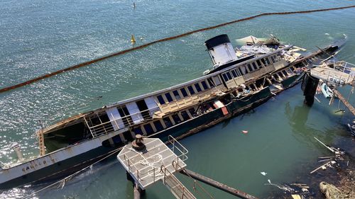 A historic former Manly ferry has sunk in Sydney Harbour.