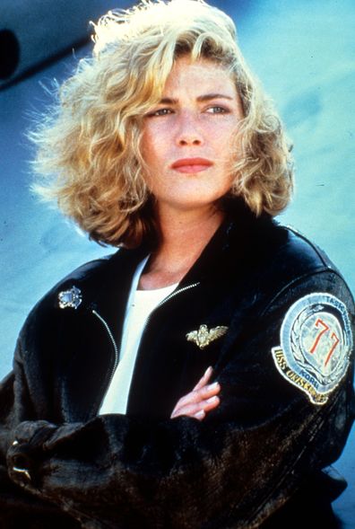 Kelly McGillis in a scene from the film Top Gun in 1986.