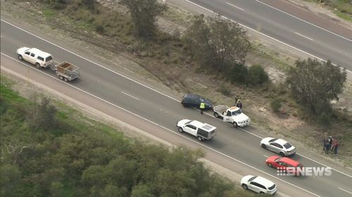 The car was travelling the wrong way down the Tonkin Highway.