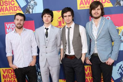 Panic! At The Disco arrives at the 2008 MTV Video Music Awards  at Paramount Pictures Studios on September 7, 2008 in Los Angeles, California.