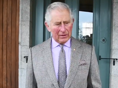 Prince Charles Twitter video message to firefighters and bushfire victims.