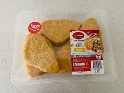 Facebook, Aldi Mums, Chicken and Corn schnitzel