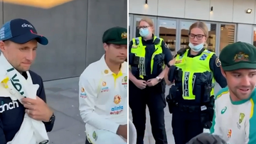 Police break up Ashes celebrations of English and Australian players