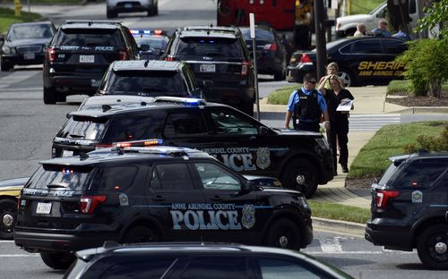 The shooter has been arrested, and is understood have been injured in the attack. Picture: AP