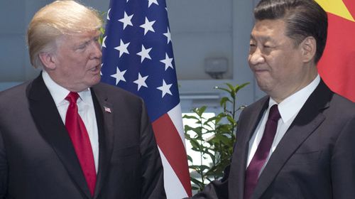 Trump and Xi meet at the G20. (AAP)