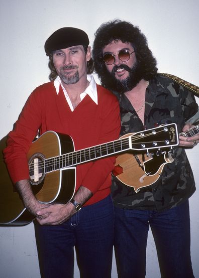 Soft-rock duo Seals and Crofts in 1981 at Studio 6A, NBC Studios, 30 Rockefeller Center in New York City. 