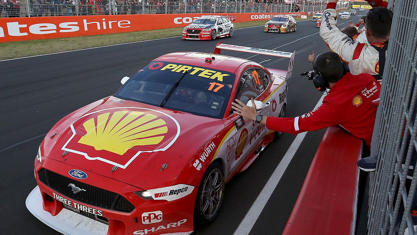 Scott McLaughlin drives the #17 Shell V-Power Racing Ford to win the Bathurst 1000