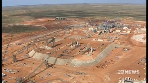 The attack occurred at the Telfer mine in the Pilbara. Picture: 9NEWS