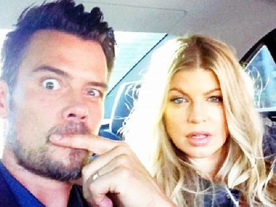 Josh Duhamel, Fergie and Axl Duhamel