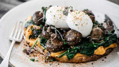 Monte Alto’s shiro miso mushrooms on toast