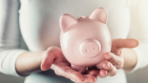 Miss Piggy Bank: it's never to late to start shifting your money mindset and teaching your children about all things financial. Image: Getty