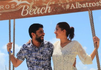 Khaled Mokhatar and Peri Abouzeid  honeymoon