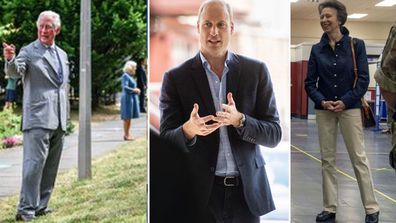 Prince Charles, Camilla, Duchess of Cornwall, Prince William, Princess Anne