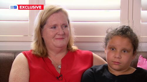 Mum Megan and her daughter Makayla spoke to Georgie Gardner.