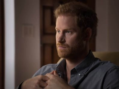 Prince Harry in a still from the trailer for The Me You Can't See