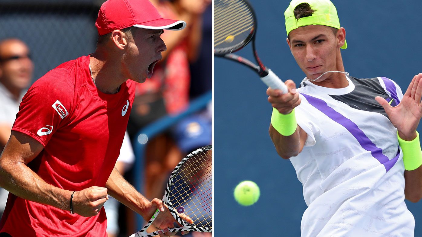 Aussies Alex de Minaur and Alexei Popyrin are into the third round of the US Open
