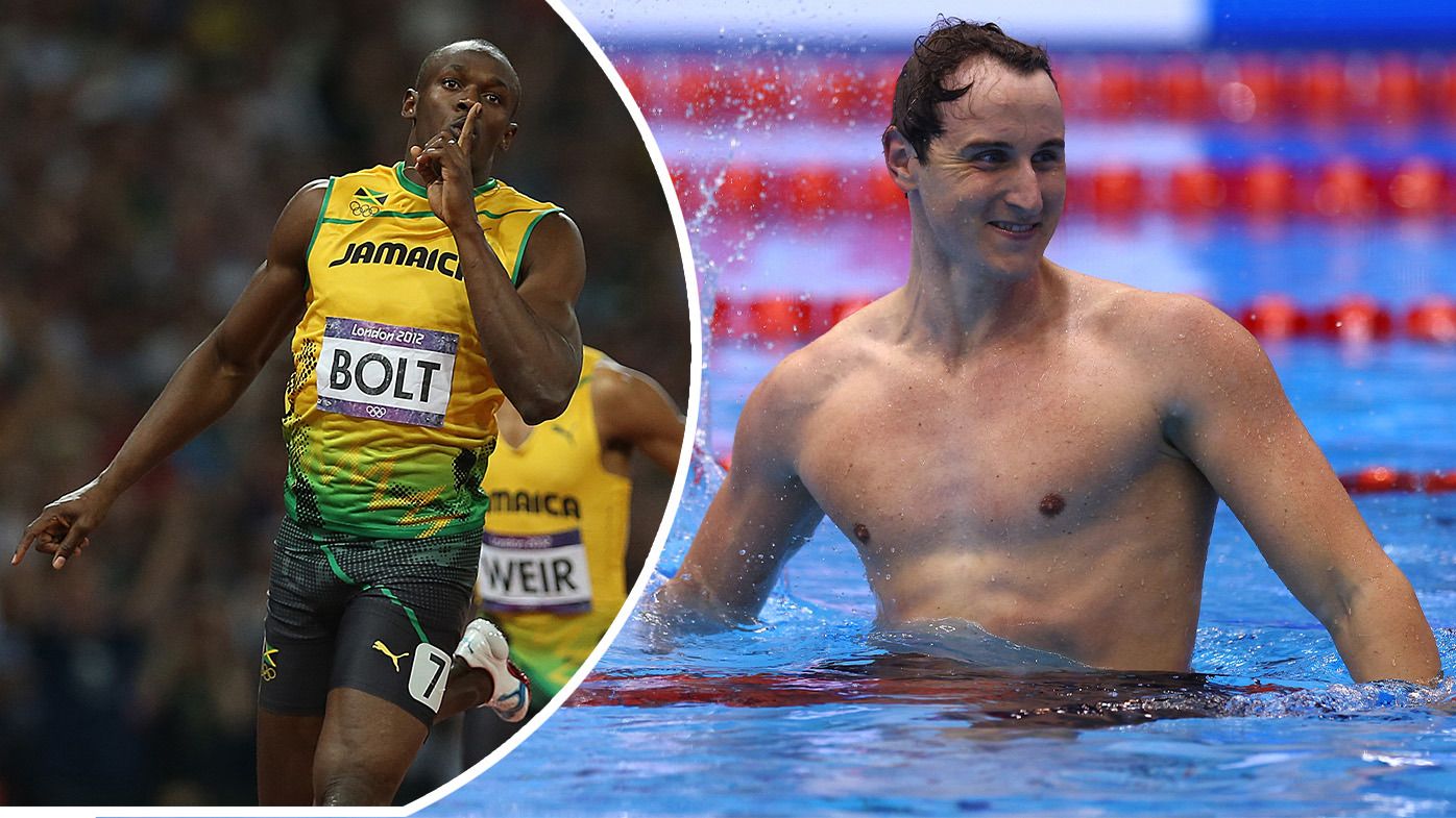 Usain Bolt and Cameron McEvoy.