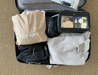 Inside a celebrity stylist's suitcase