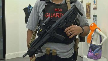 The MSA 'guardians' will monitor the school's halls with a 9-millimeter handgun and semi-automatic rifle. 