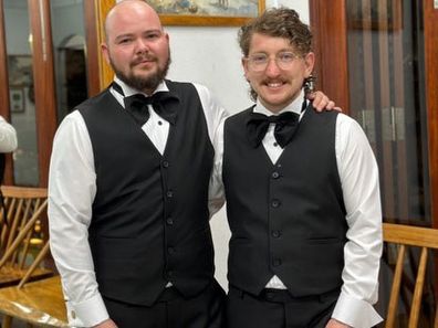 ﻿Jake Hughes, 26, and Oisin Blessing, 32,﻿ will tie the knot on December 31 at Melbourne's The Alter Electric wedding chapel.