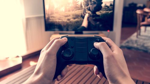 My son’s feet barely touched the carpet as he bolted up the stairs to his room to resume his Playstation battle with a mate.