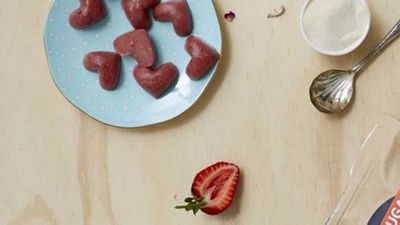 Recipe:&nbsp;<a href="http://kitchen.nine.com.au/2016/12/14/15/30/sarah-wilsons-strawberry-delight-gummies" target="_top">Sarah Wilson's strawberry delight gummies</a>