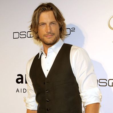 Actor Gabriel Aubry arrives at the amfAR Inspiration Gala LA sponsored by Piaget at the Chateau Marmont on October 27, 2010 in Los Angeles, California.  