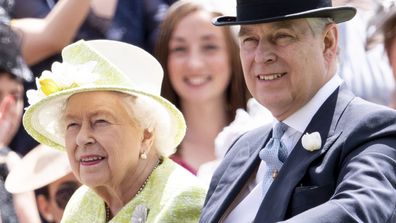 Queen Elizabeth and Prince Andrew