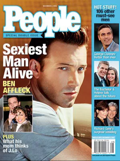 People's Sexiest Man Alive 2002 Ben Affleck