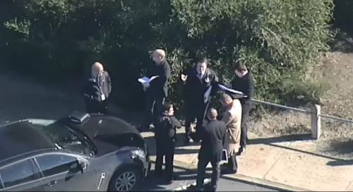 The woman's body was found by a passer-by this morning. (9NEWS)