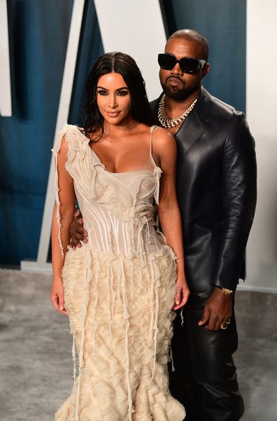 Kim Kardashian, Kanye West relationship timeline, Vanity Fair Oscars party, 2020