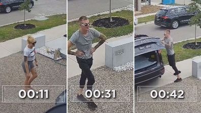 La police recherche un duo vu sur CCTV qui aurait volé une voiture familiale en moins de 60 secondes 