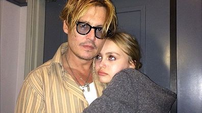 Johnny Depp with his daughter Lily-Rose