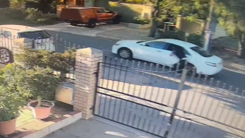 When a Perth man tried to help the passenger flung from this white Corolla, he was allegedly attacked.