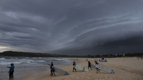 Storm Clouds over Maroubra Beach. Sydney