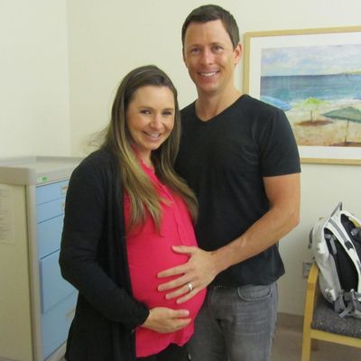 Beverley Mitchell and Michael Cameron