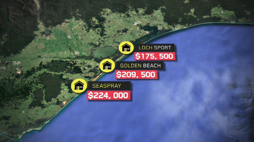 These are the average prices more than 200km from Melbourne. (9NEWS)