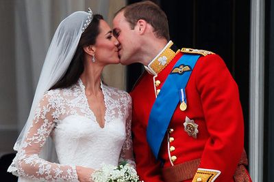 The most anticipated wedding of the year. <b>Prince William</b> and<b> Kate Middleton</b> shared their first kisses as a royal couple</a> on the balcony of Buckingham Palace in April.