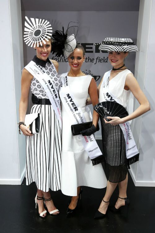 Runer-up Olivia Moor (left), winner Brodie Worrell (centre) and second runner-up Stacie Kidner (right). (Myer)