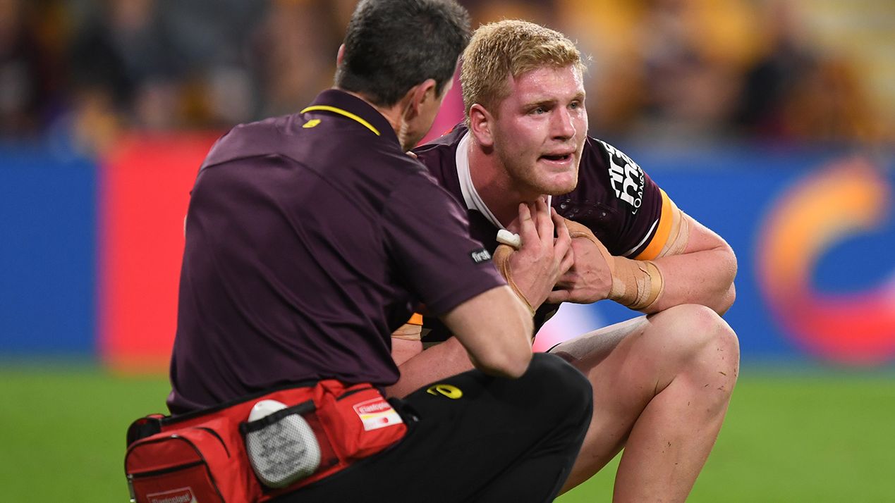 Bronco rushed to hospital as remarkable fall from grace continues in loss to Eels
